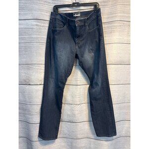 Travis Mathew Mens Straight-Leg Blue Denim Jeans Size 35